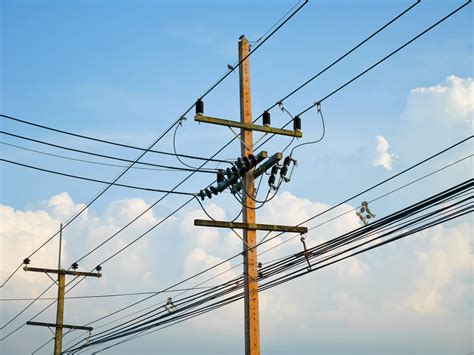 electrical poles for power distribution